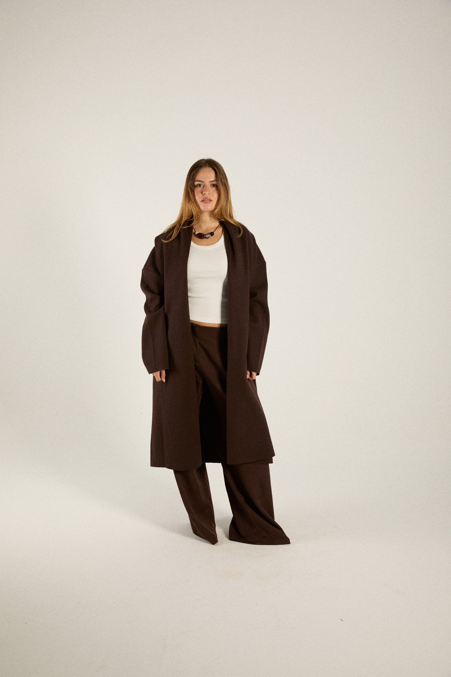 Chocolate Oversized Coat