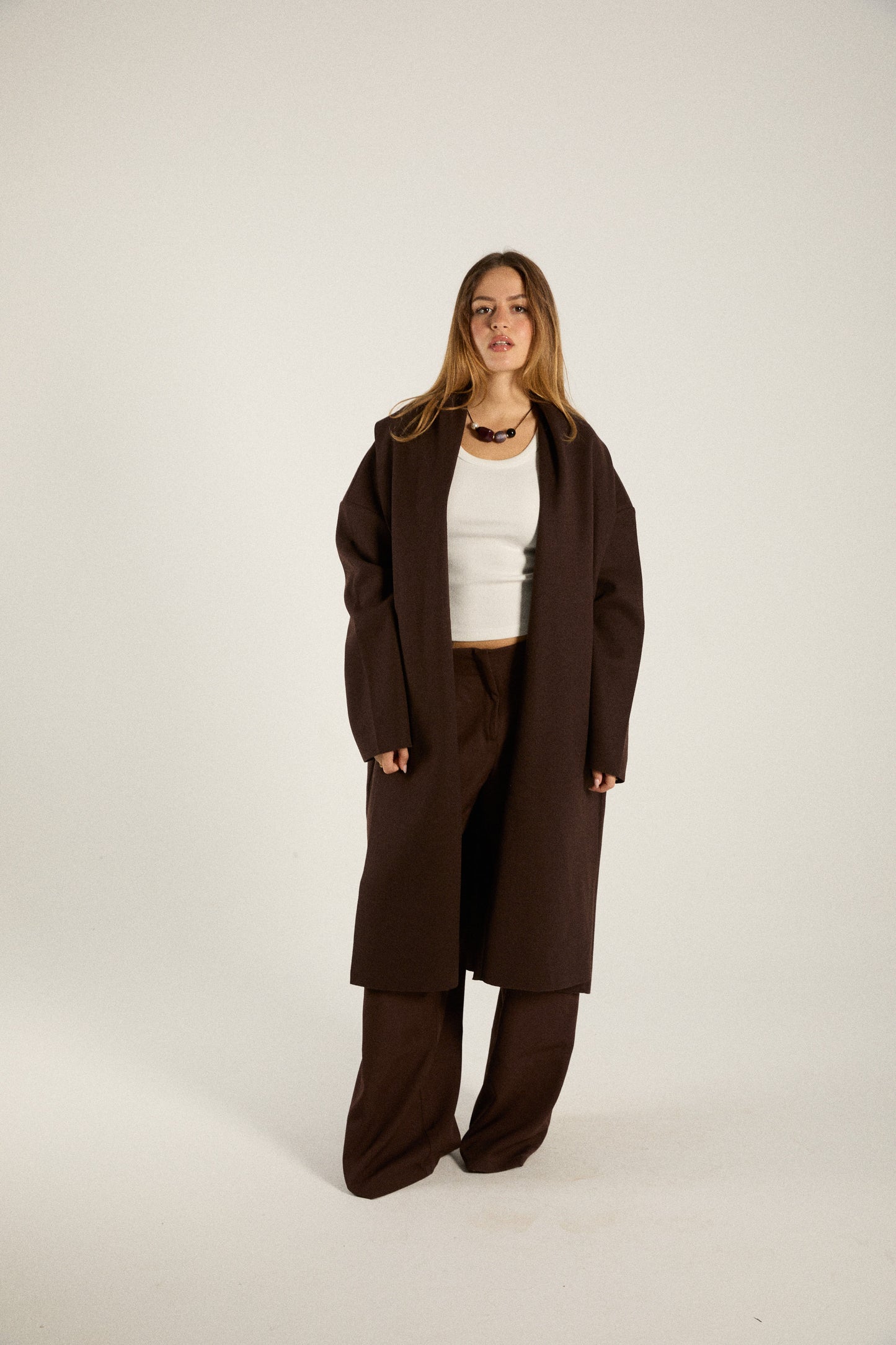 Chocolate Oversized Coat