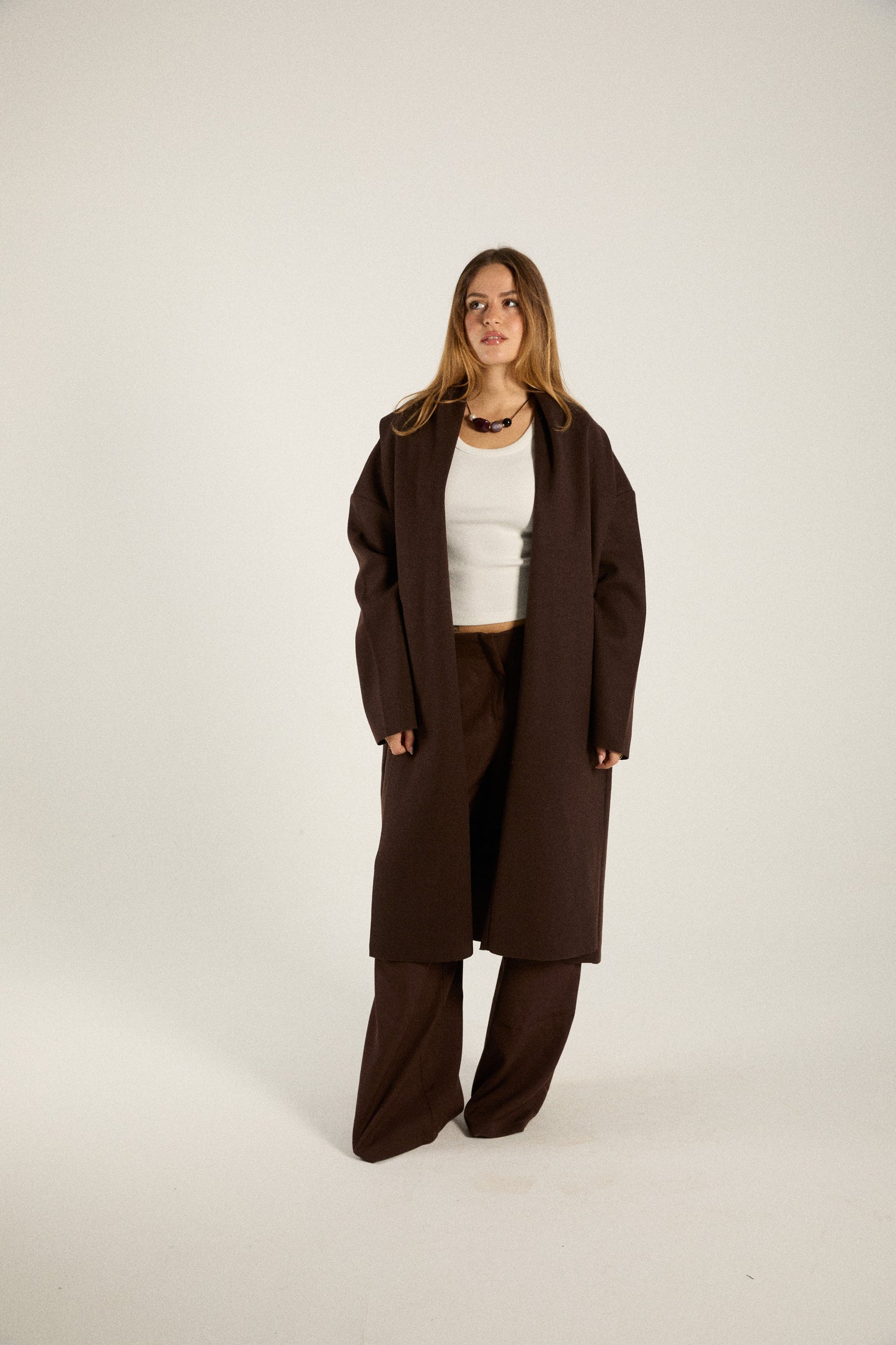 Chocolate Oversized Coat
