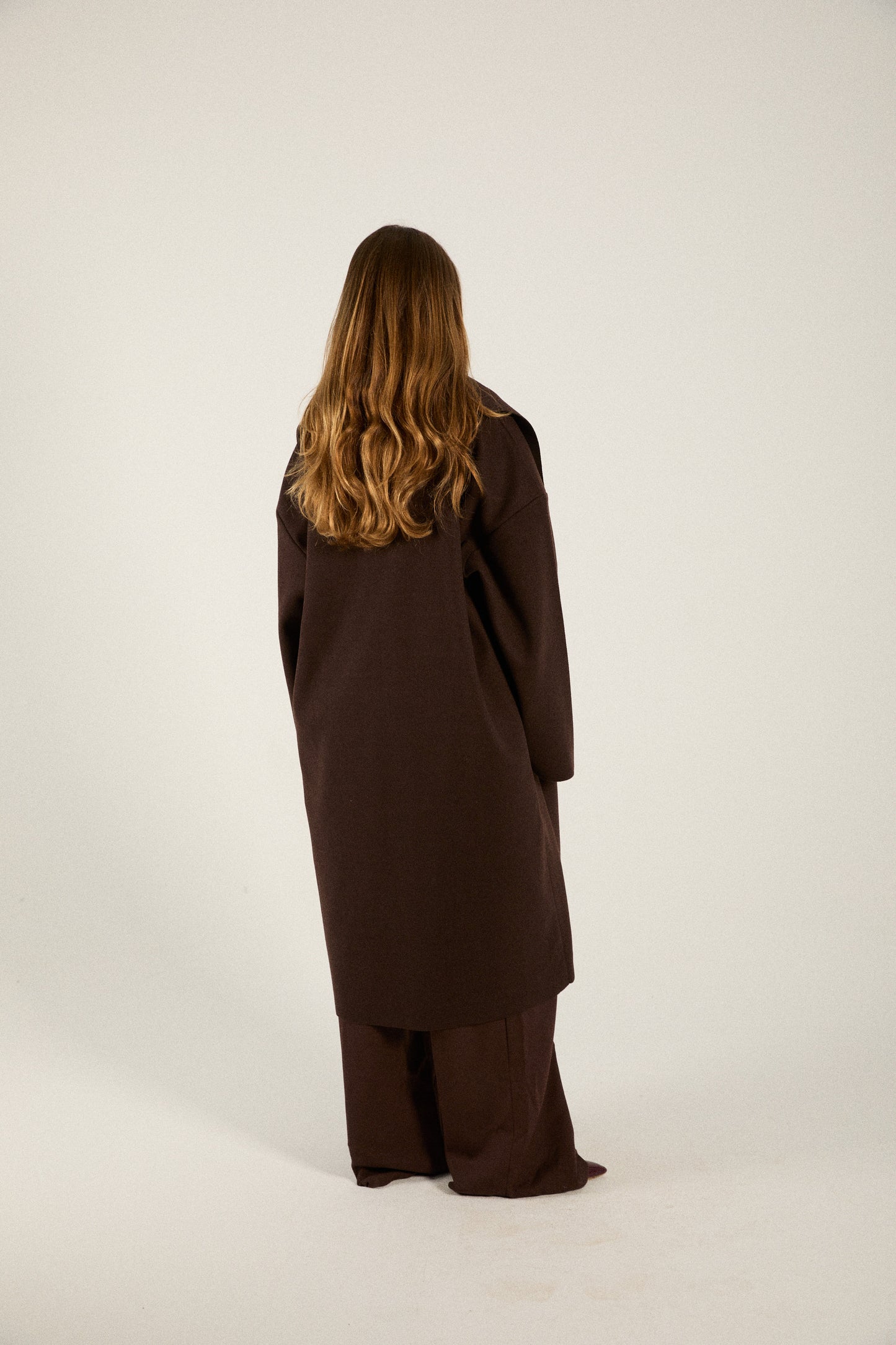 Chocolate Oversized Coat