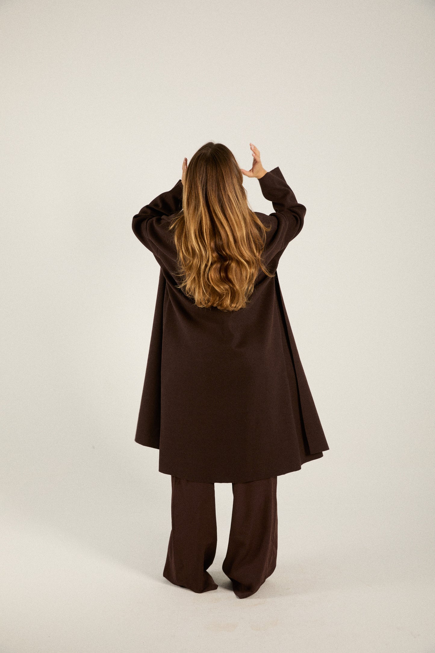Chocolate Oversized Coat