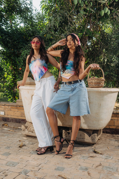 Vivid Versa Scarf Top