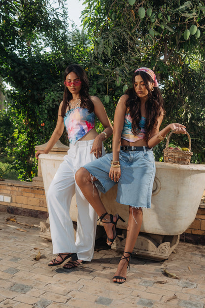 Vivid Versa Scarf Top