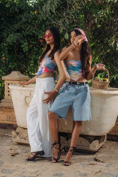 Vivid Versa Scarf Top