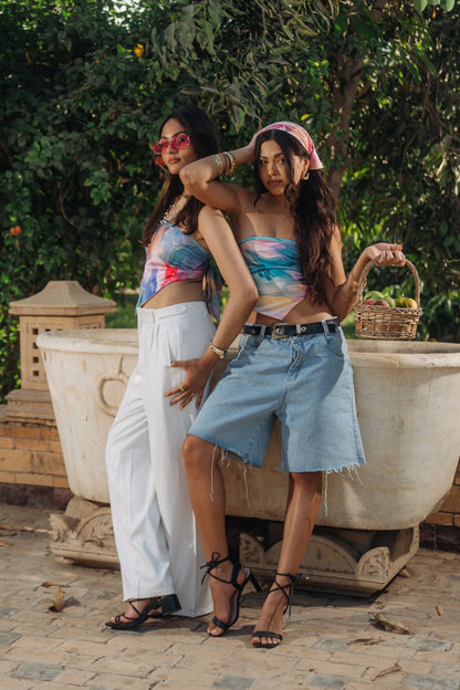 Vivid Versa Scarf Top