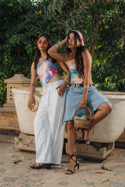 Vivid Versa Scarf Top