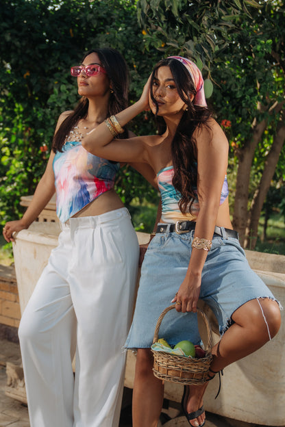 Vivid Versa Scarf Top