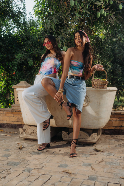 Vivid Versa Scarf Top