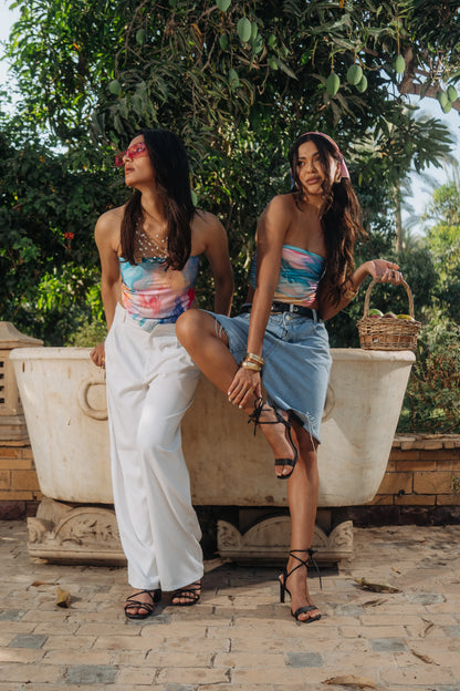 Vivid Versa Scarf Top