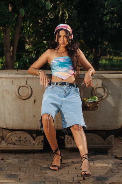 Vivid Versa Scarf Top