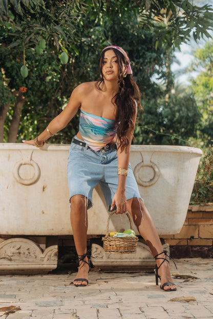 Vivid Versa Scarf Top