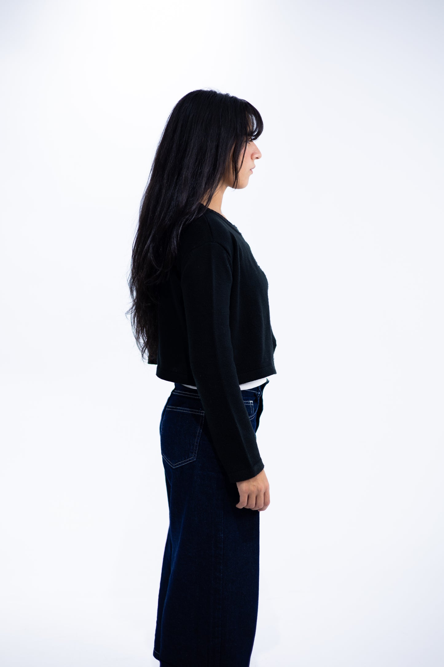 Black Knitted Cardigan