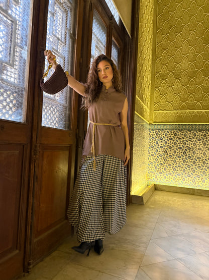 Nude Andalusia Chiffon Top