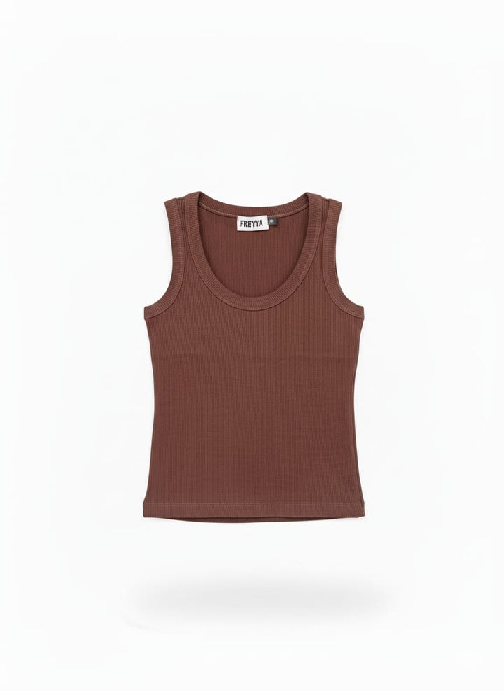 Brown Tank Top