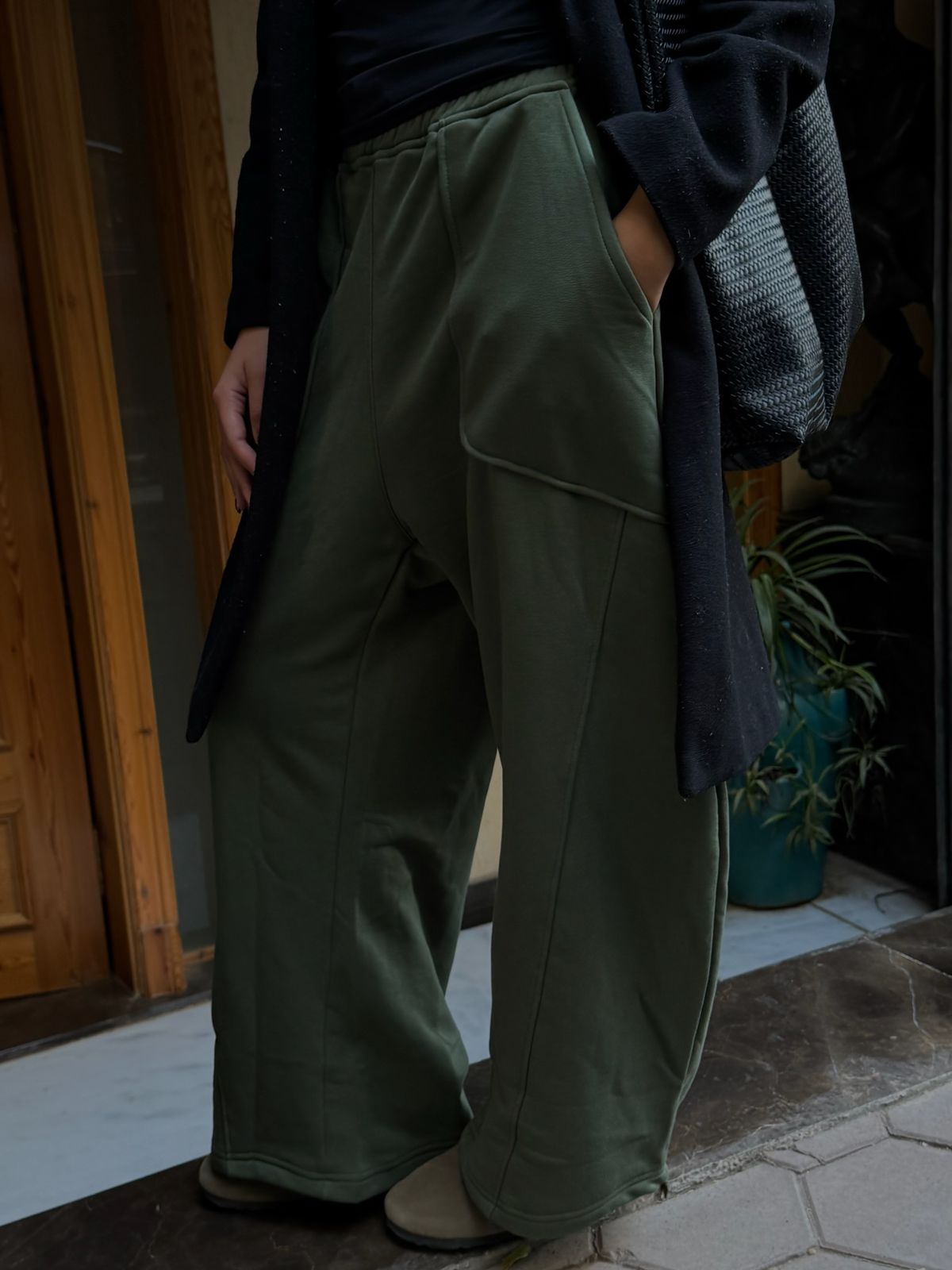 Olive Cloud Pants