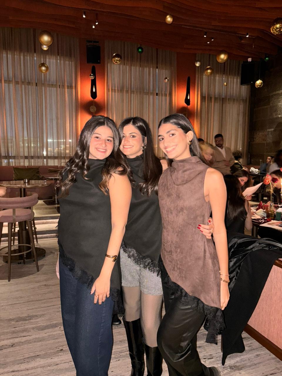 Black Lace Asymmetrical Top