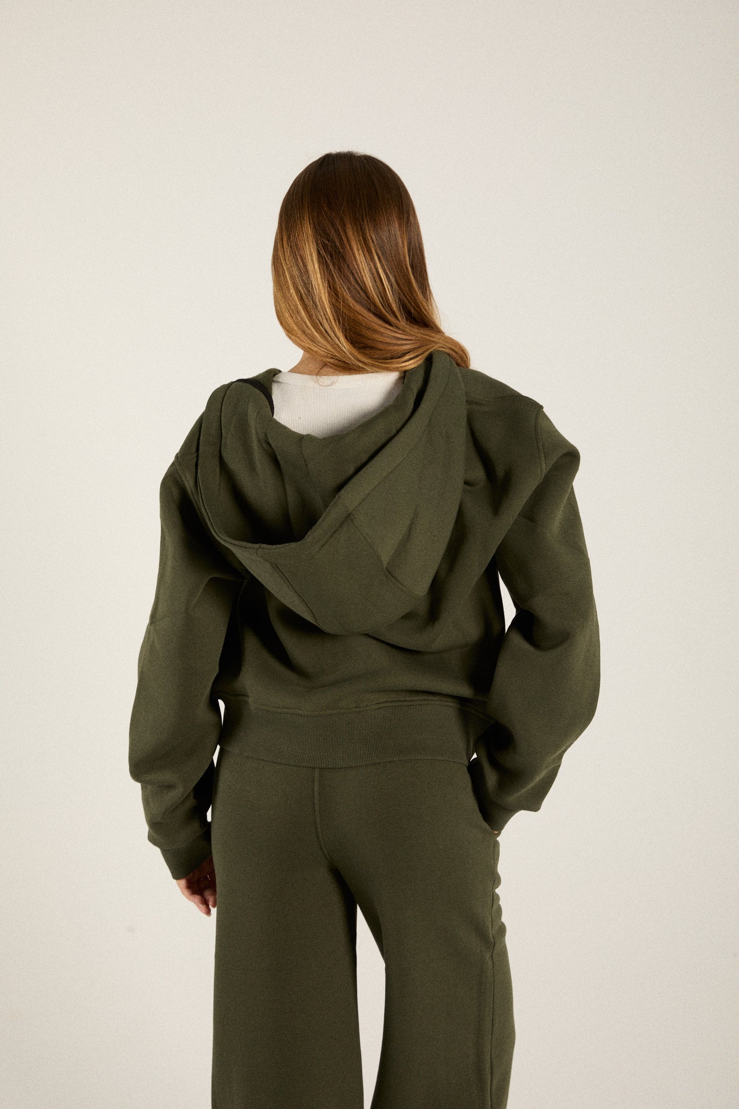 Olive Zip-up