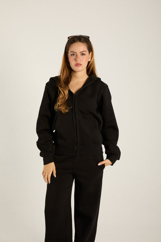 Black Zip-up